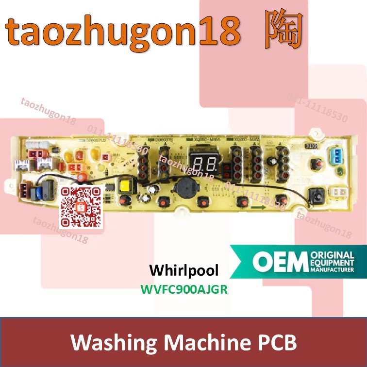 Whirlpool Washing Machine Controller PCB Power Board Mesin Basuh ...