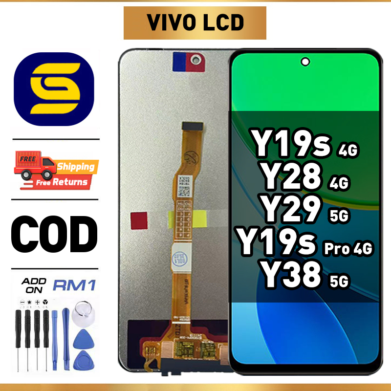 LCD VIVO Y28 4G/ Y19s 4G/ Y29 5G/ Y19s Pro 4G/ Y38 5G Compatible For ...