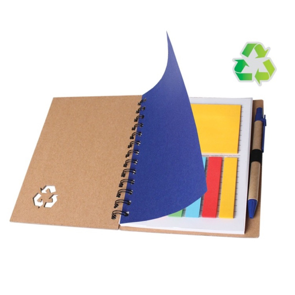 Notebook with Pen dan Sticky note / Buku nota set lengkap Pen | Shopee ...