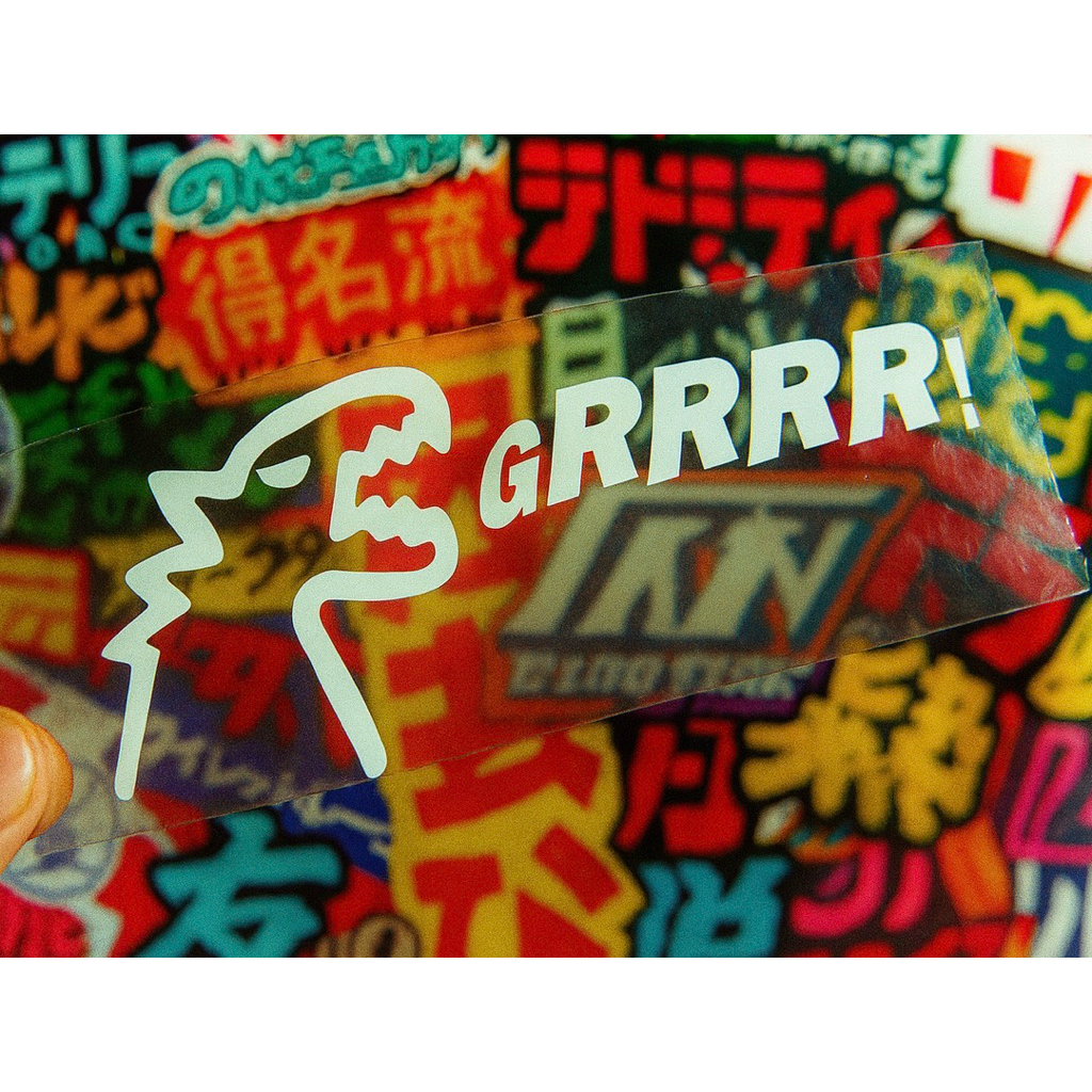 🔰JDM Godzilla Grrr car sticker premium waterproof | Shopee Malaysia