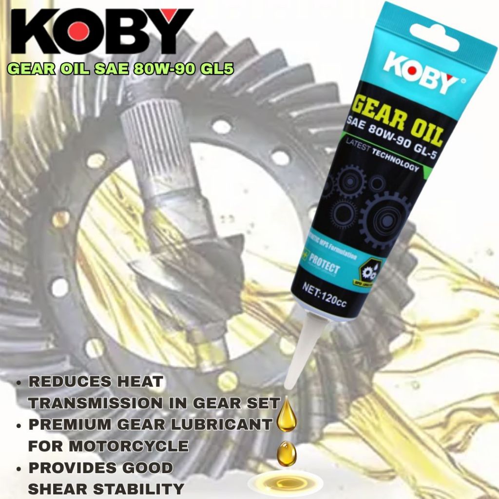 KOBY Gear Oil Sae 80W-90 GL-5 120ml | Shopee Malaysia