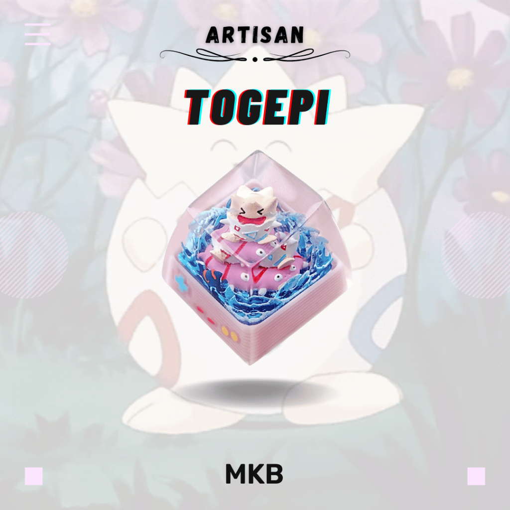 Artisan Pokemon Keycap for Mechanical Gaming Keyboard - Togepi | Shopee ...