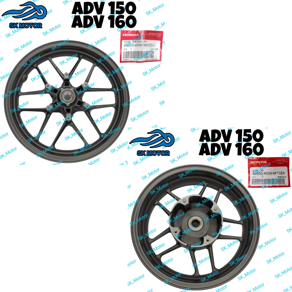 Honda ADV 150 160 ADV150 ADV160 Original Sport Rim Front Rear Wheel Sub ...