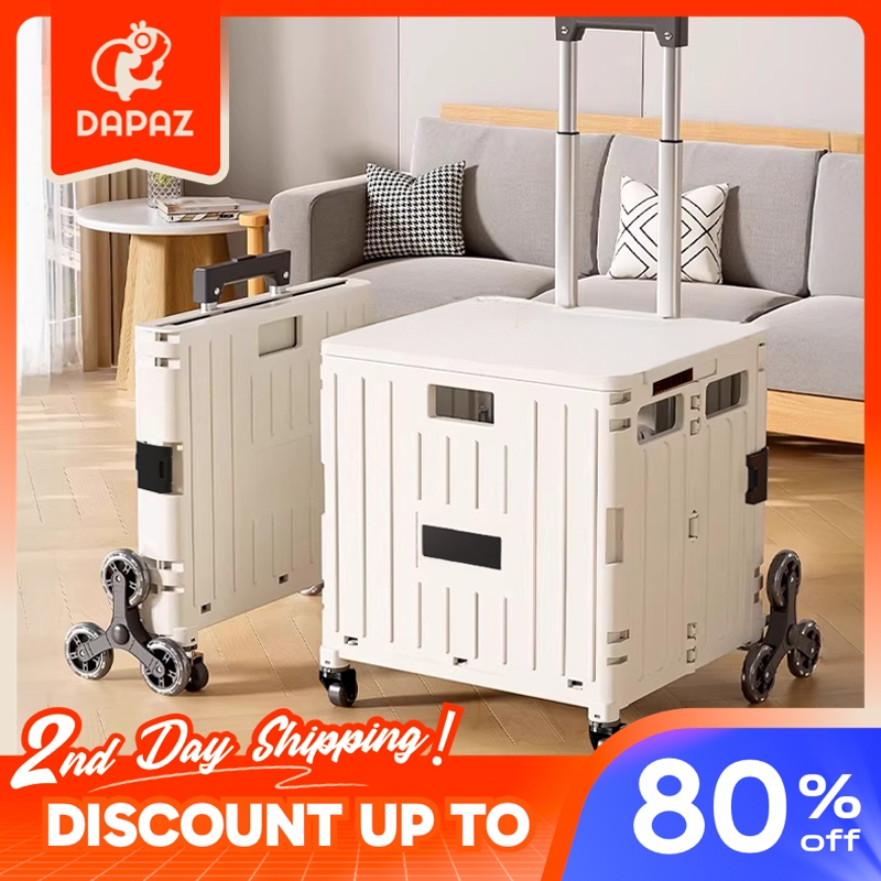 DAPAz 100L Shopping Cart Trolley Foldable Troli Climber Wheel Shopping ...
