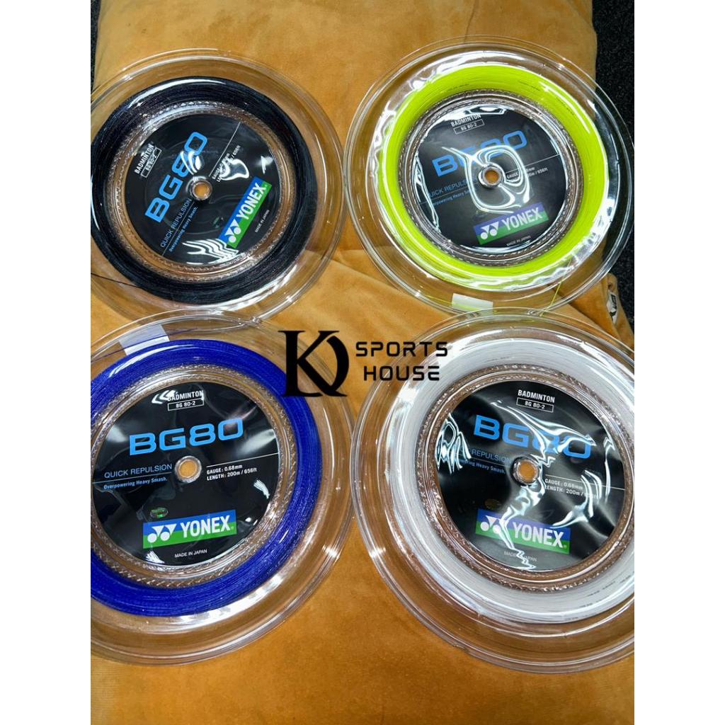 100% Original Yonex Rolls String BG80 200M | Shopee Malaysia