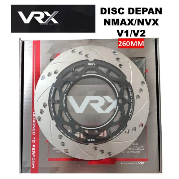 VRX DISC PLATE PIRING DISC DEPAN ALLOY FLOATING 260MM NMAX NVX V1 V2 ...