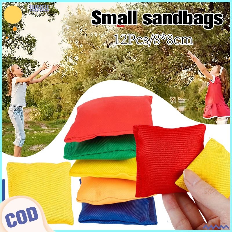 12Pcs Small Sandbags Eco-Friendly Sandbags Toddler Sandbag Toys Kids ...