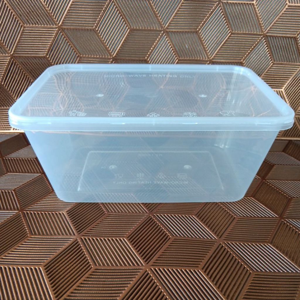 Rectangular container Rt-1000s (50sets) | Shopee Malaysia