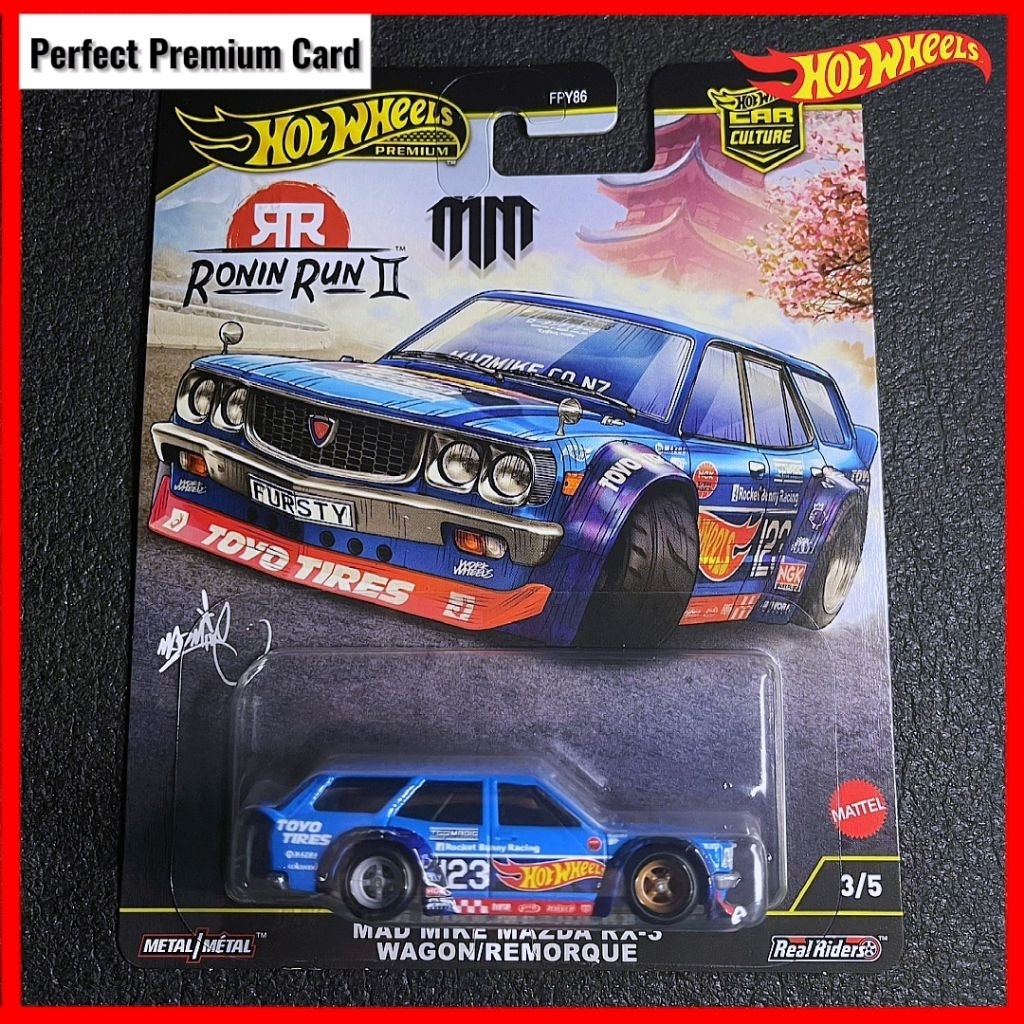 Hot Wheels Mad Mike Mazda RX-3 Wagon Remorque 2025 First Edition Model ...