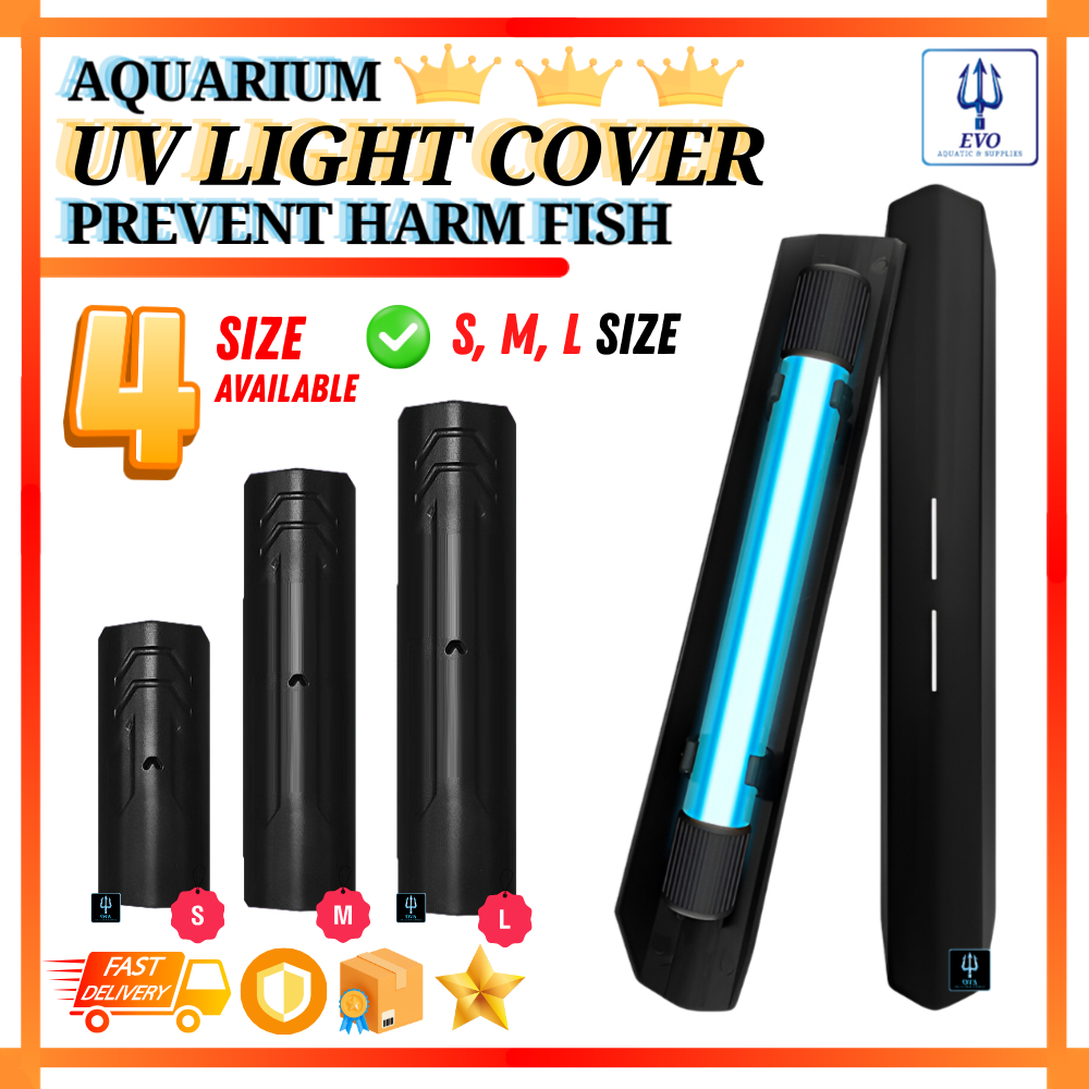 🔥Ready Stock🔥Aquarium UV Light Shelter Cover Aquarium UV Lamp Shade ...