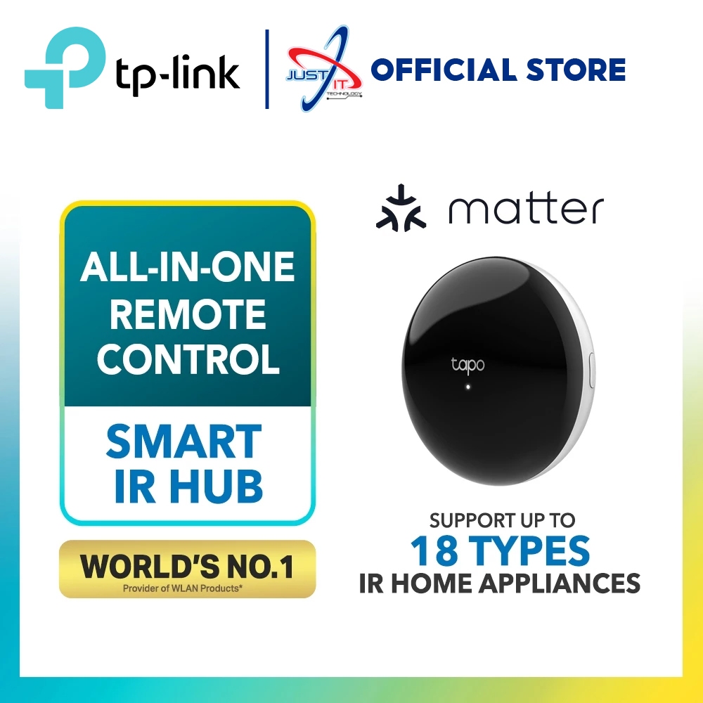 TP-LINK TAPO H110 SMART IR & LOT HUB ALL-IN-ONE SMART UNIVERSAL REMOTE ...