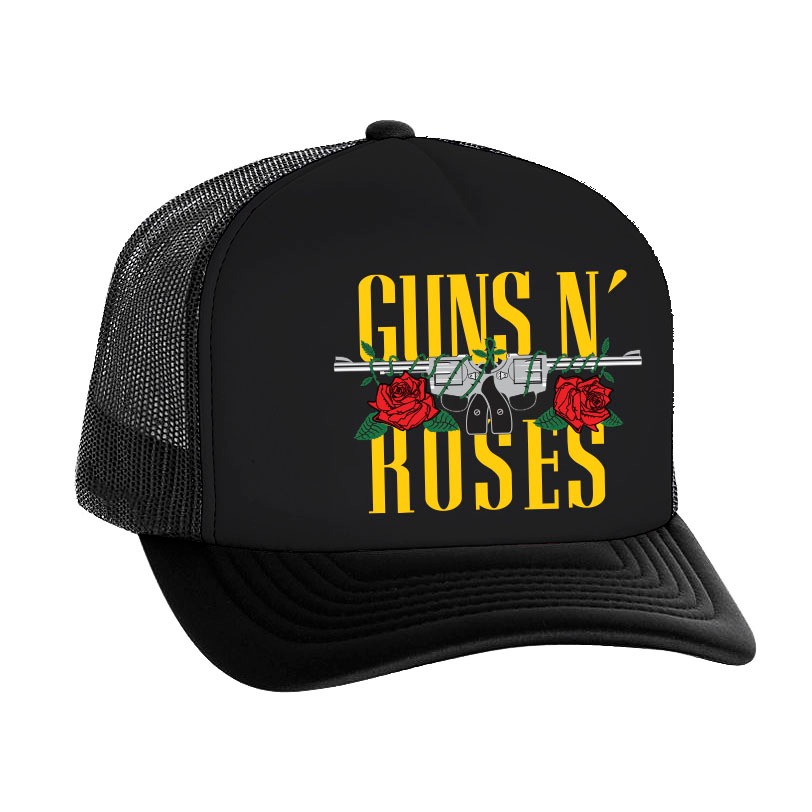Guns N Roses GNR Rock Topi Trucker Snapback Cap | Shopee Malaysia