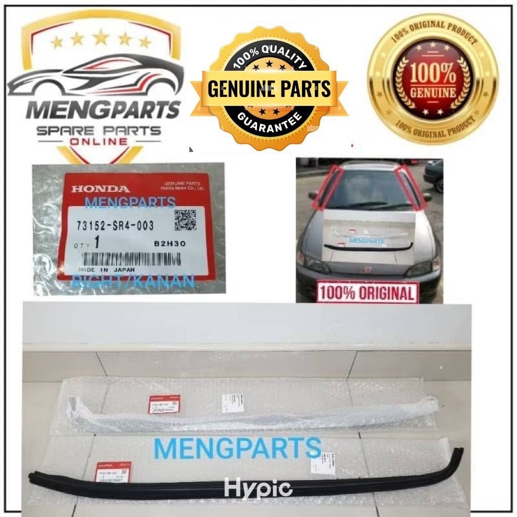 CIVIC FERIO SR4 4 DOOR WINDSCREEN LINING SIDE 73152-SR4-003 73162-SR4 ...
