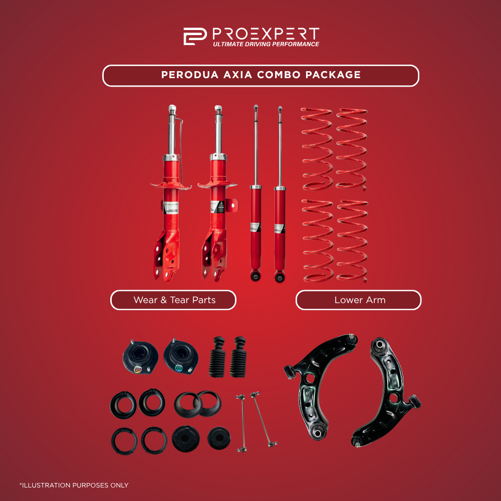 Perodua Axia / Bezza Combo Proexpert Heavy Duty Absorber Spring Sport ...