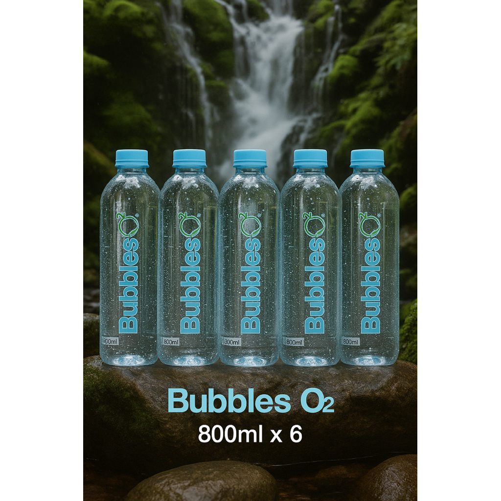 Bubbles o2 (800ml x 6 botol) Mineral | Shopee Malaysia