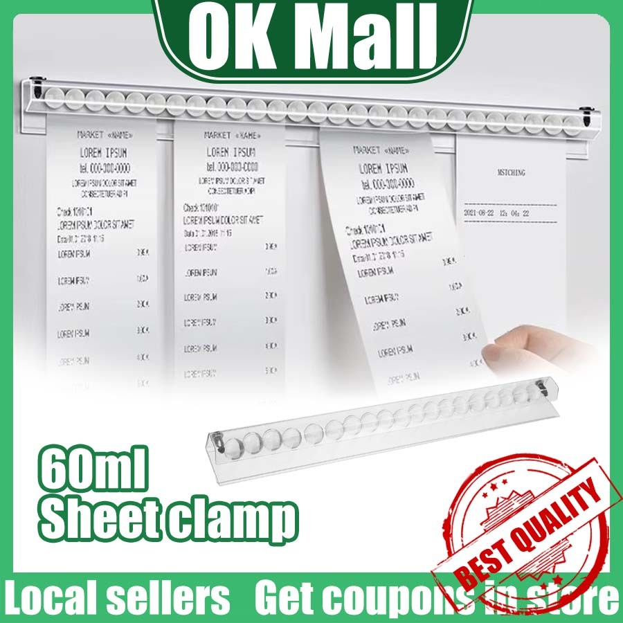 Bill Label Receipt Hanger Bar for Kitchen Order/Slide Rack/File Holder ...