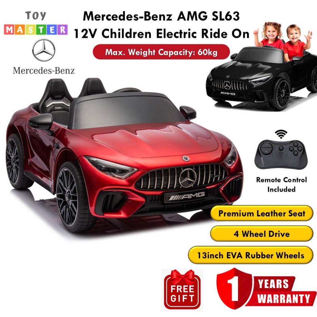 Official Licensed Mercedes Benz AMG SL63 Children Electric Ride On Car ...