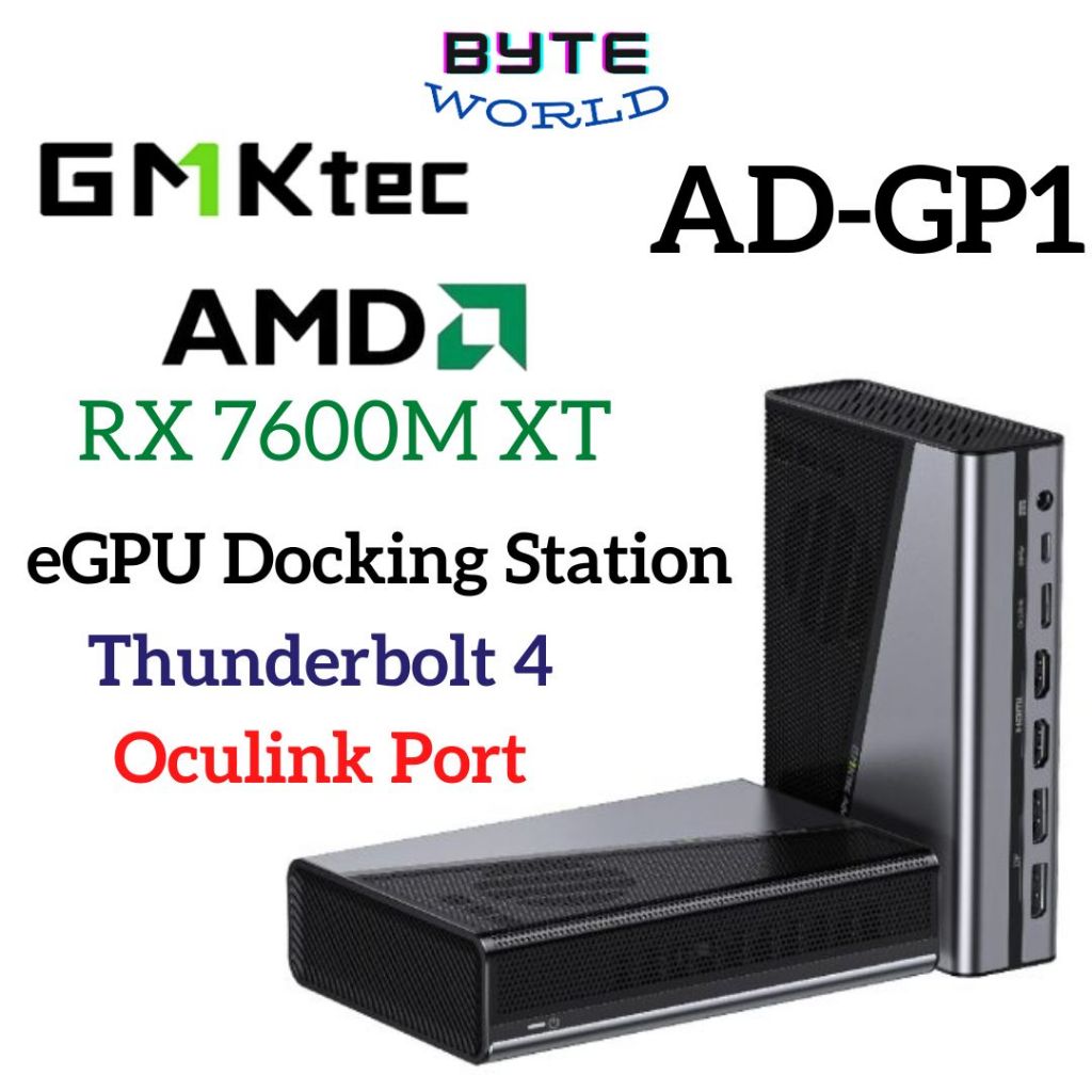 GMKtec AD-GP1 External GPU Graphic Card eGPU Docking Station AMD