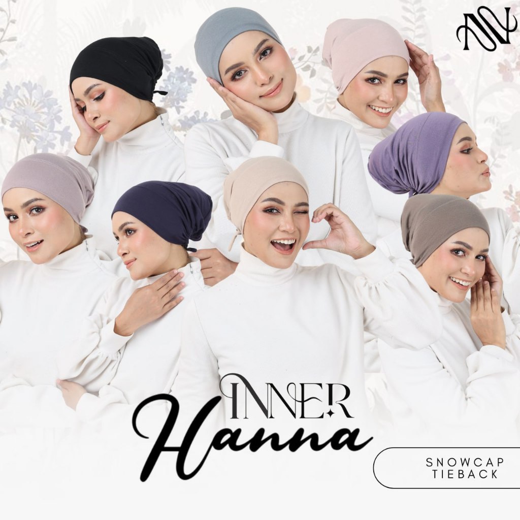 Hanna Inner Bertali Snowcap Tieback Kain Cotton untuk Penggunaan Anda ...