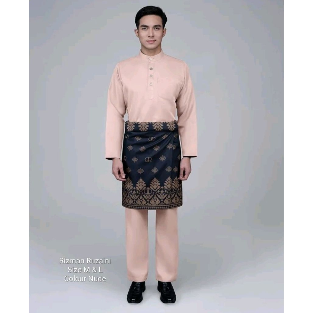 RR by Rizman Ruzaini Baju Melayu Cekak Musang (size-L) | Shopee Malaysia
