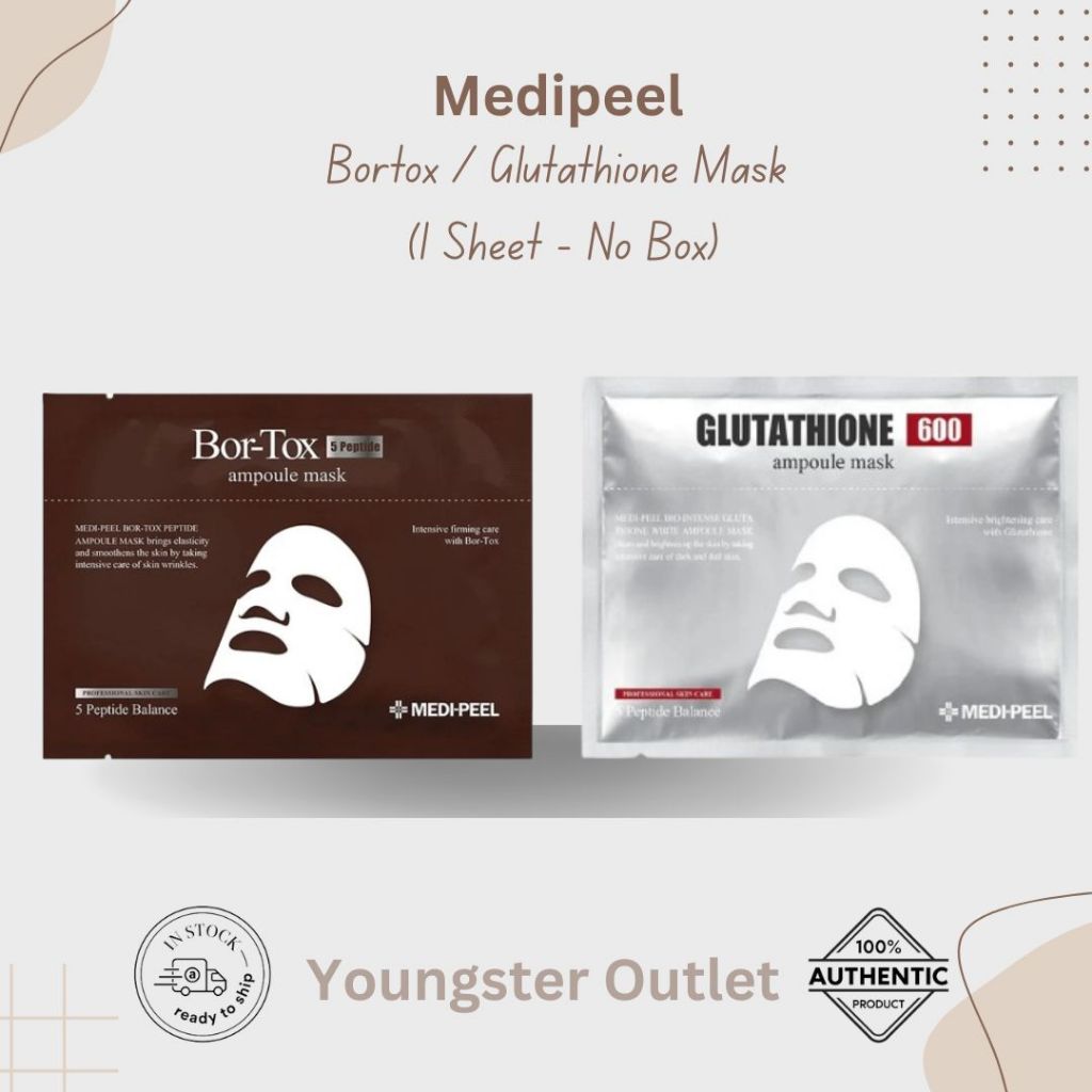 [100% Authentic] Medipeel Bortox / Glutathione Mask (1 sheet) | Shopee ...