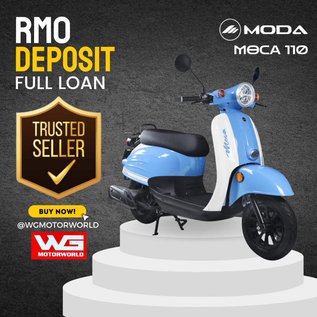 Moda MOCA 110 Scooter *𝐁𝐑𝐀𝐍𝐃 𝐍𝐄𝐖 𝐔𝐍𝐑𝐄𝐆𝐈𝐒𝐓𝐄𝐑* Price OTR + FREE DELIVERY ...
