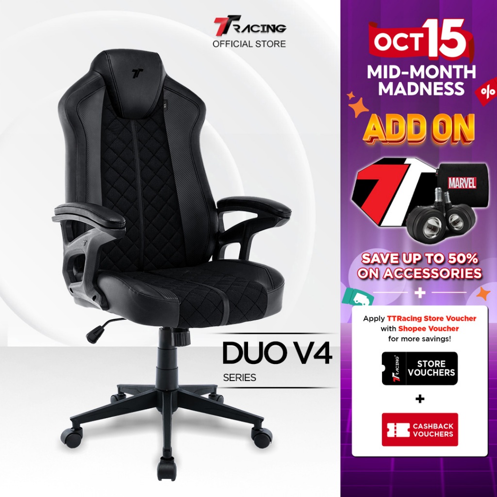 TTRacing Duo V4 Gaming Chair Office Chair Ergonomic Chair Kerusi