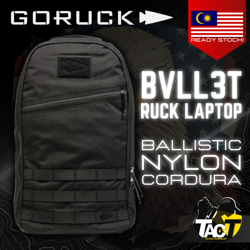 GORUCK BVll3t Ruck Laptop - Ballistic Nylon Cordura - 16 Liter Backpack ...