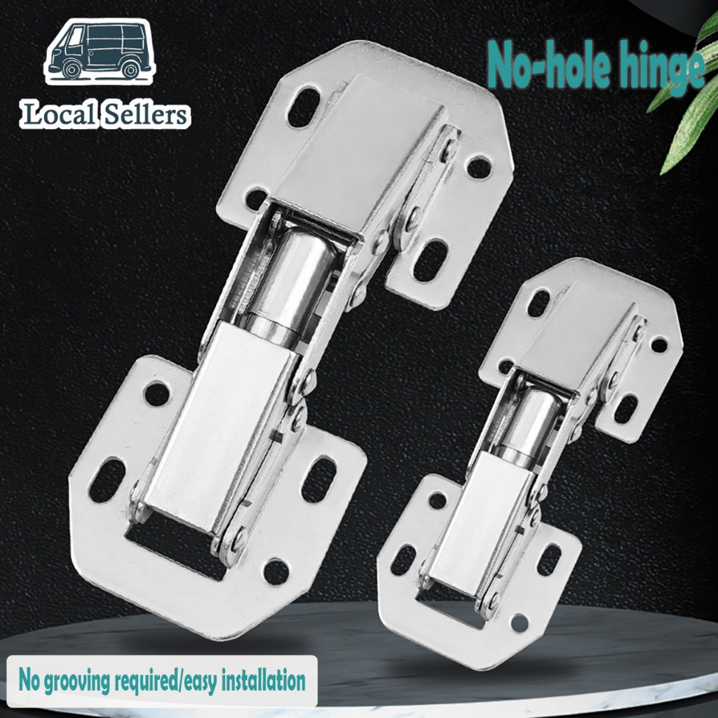 【READY STOCK 】Heavy Duty No-Hole Hinge, 3
