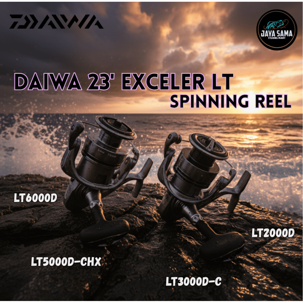 DAIWA 23 EXCELER LT Spinning Reel | Lightweight & Powerful Fishing Reel ...
