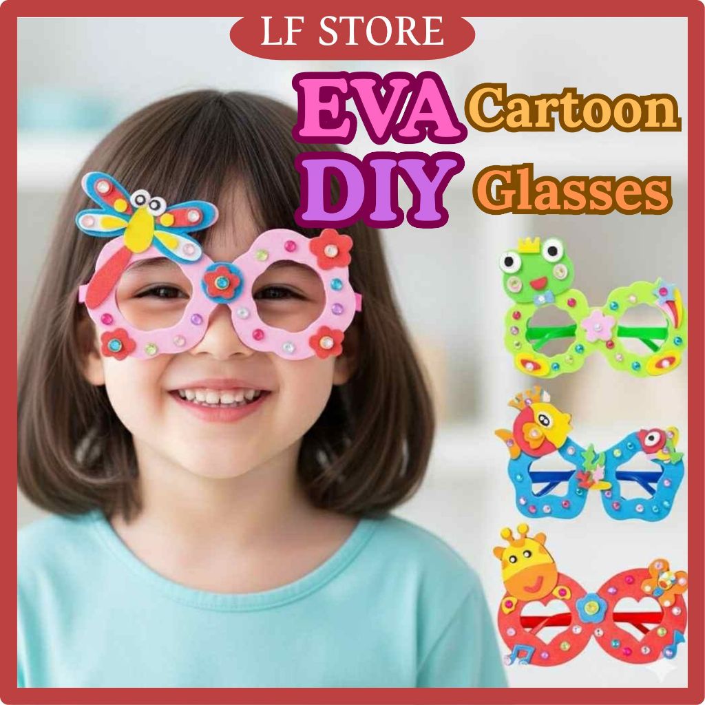 DIY EVA Glasses Art Craft Handmade Activity Early Learning Educational ...