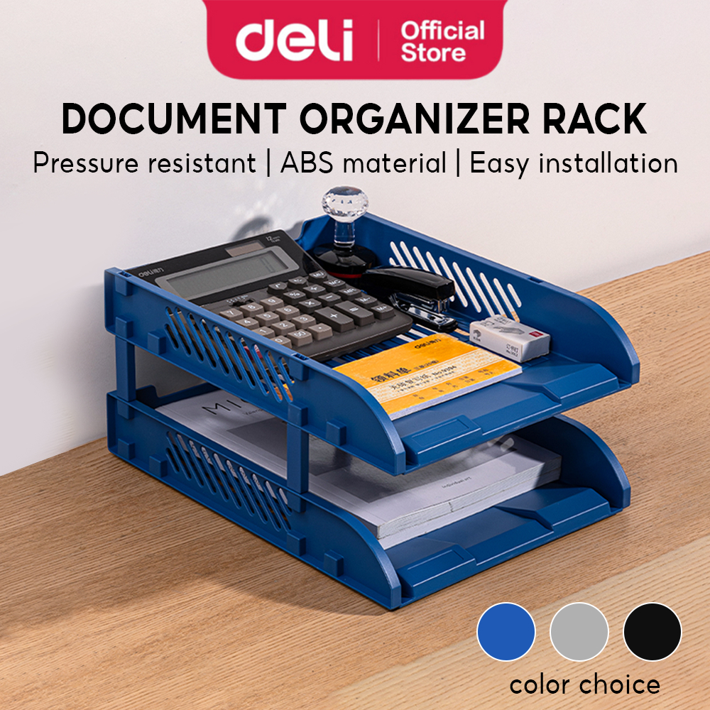 Deli File Document Letter Tray File Desk Organizer Rack Document Office ...