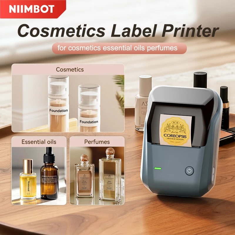 NIIMBOT B1 Portable Label Sticker Printer | Thermal Inkless Machine ...