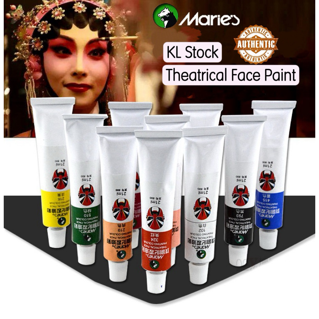 KL Stock Maries Face Paint 21ML Oil Base Makeup Kid Body Art Painting ...