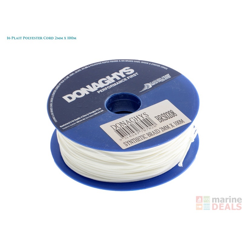Donaghys Synthetic Braids Smooth General Purpose Polyester Rope 100m ...