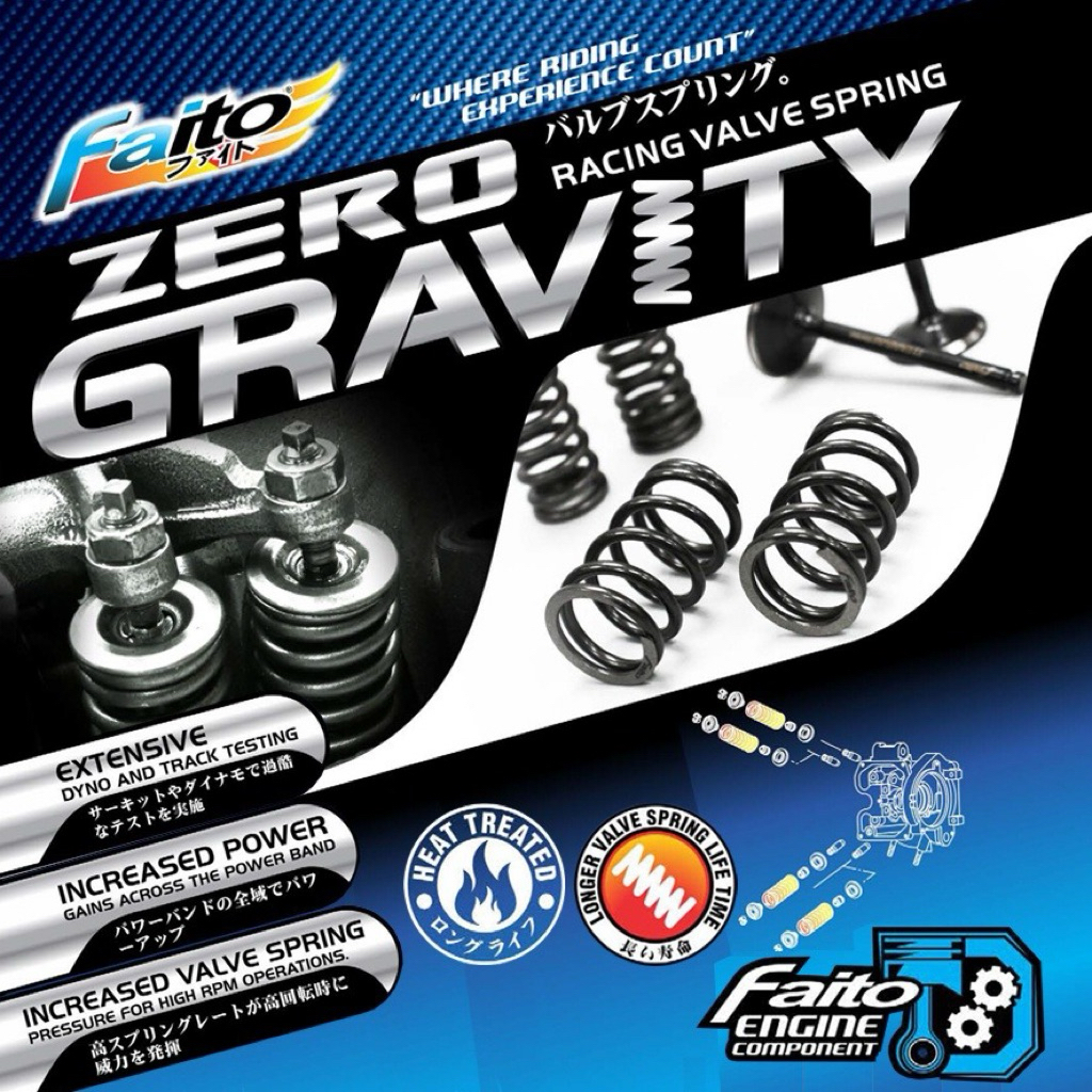 ORIGINAL FAITO !! VALVE SPRING ZERO GRAVITY MODENAS/YAMAHA | Shopee ...