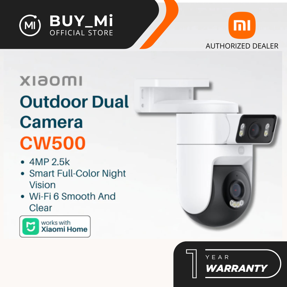 Xiaomi Outdoor Camera CW500 Dual Camera version | 4MP 2.5K Ultra Clear ...