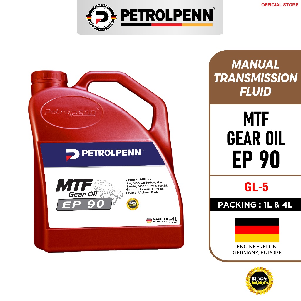PETROLPENN MTF Gear Oil EP90 (1L/4L) API GL-5 | Shopee Malaysia