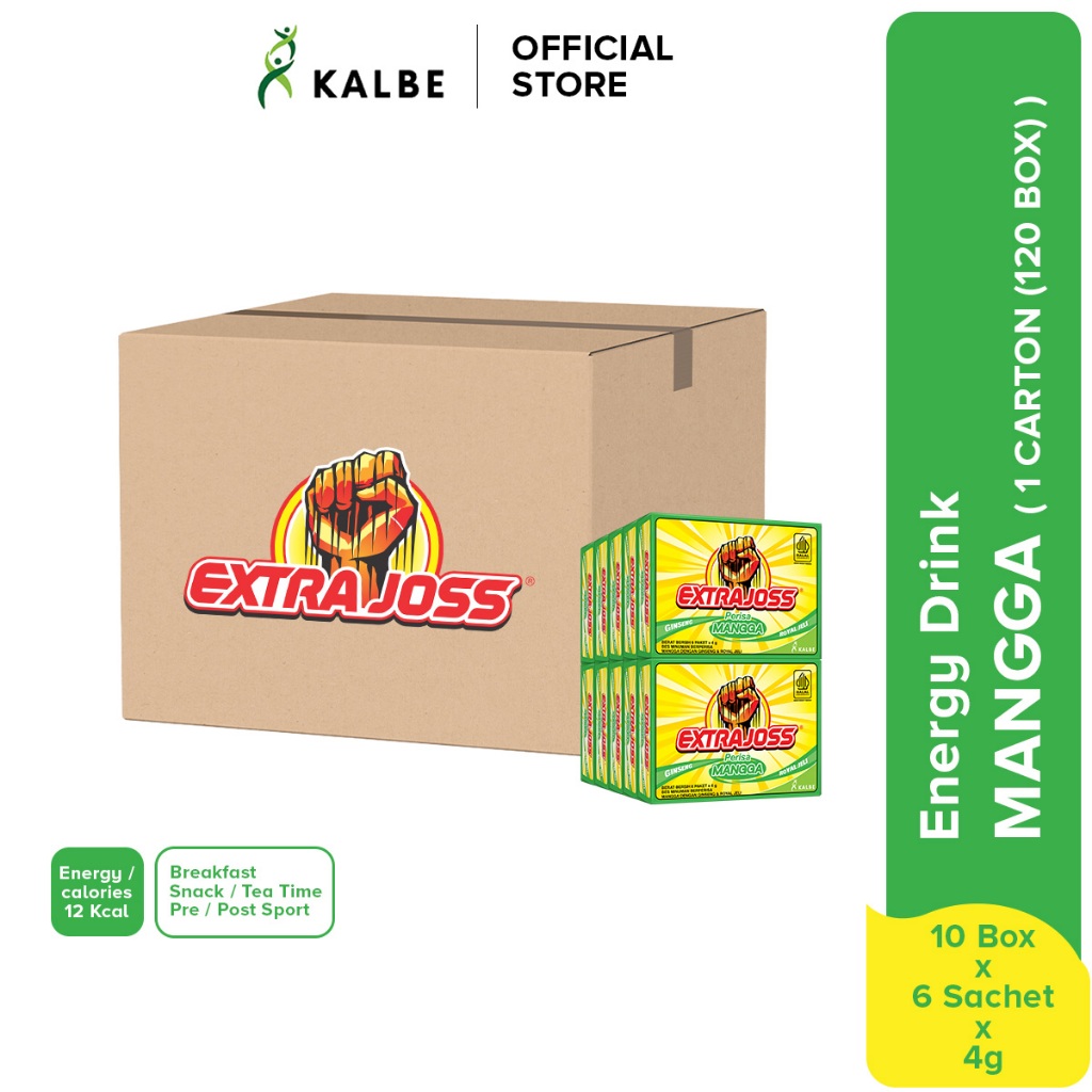 Extra Joss Mangga Energy Drink 1 Carton (120box) | Shopee Malaysia