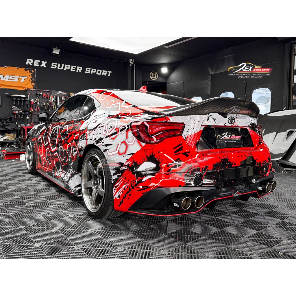 Toyota GT86 Rear Spoiler Ducktail Real Carbon Fiber | Shopee Malaysia
