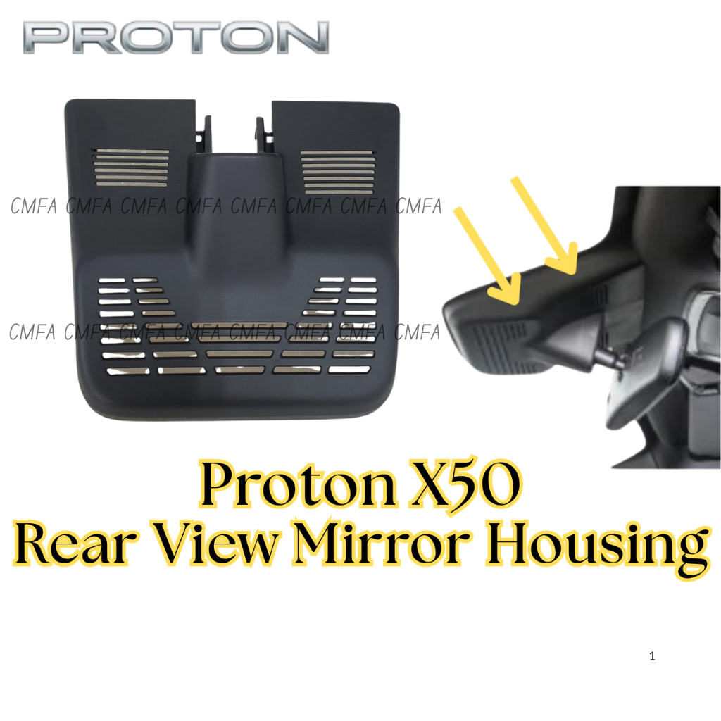 (ORI! READY STOCK) Proton X50 Flagship Rear View Mirror Cover Housing ...