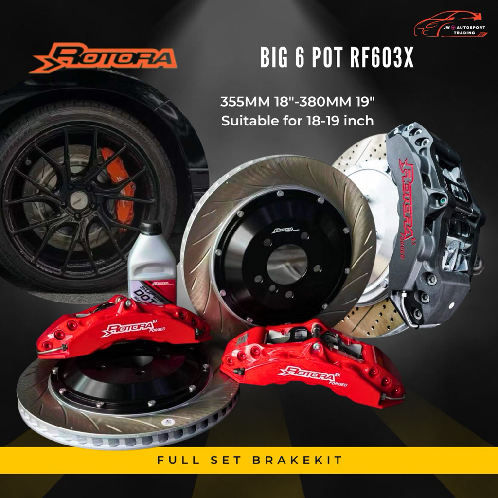 Rotora RF603X Full Set Brake Kit | Shopee Malaysia