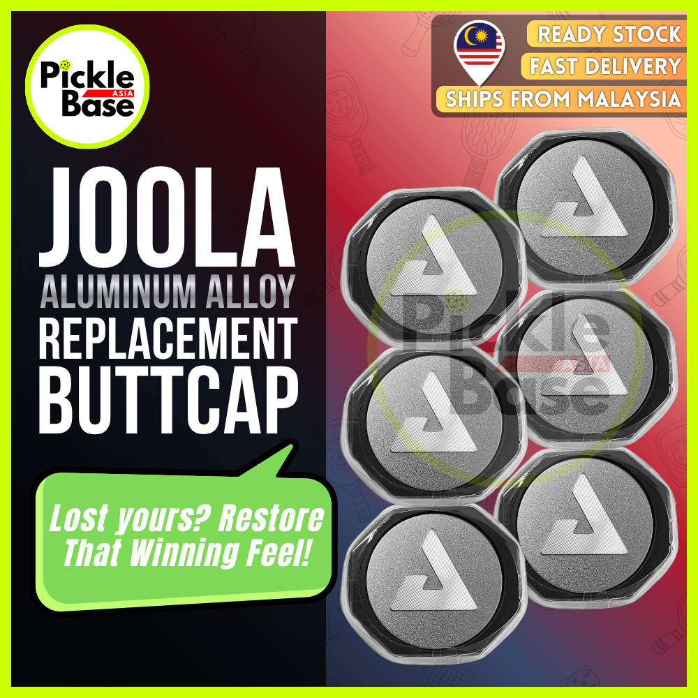 [PICKLEBASE] JOOLA REPLACEMENT LOGO BUTTCAP ALUMINUM ALLOY METAL ...