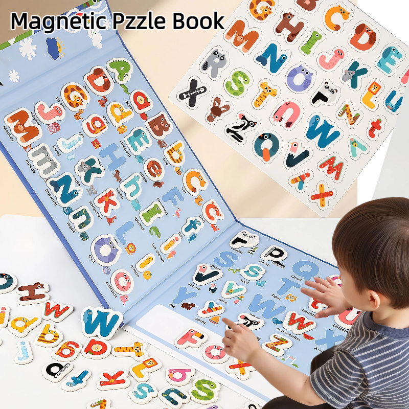 Magnetic Educational Alphabet Game for Learning to Read ABC Word ...