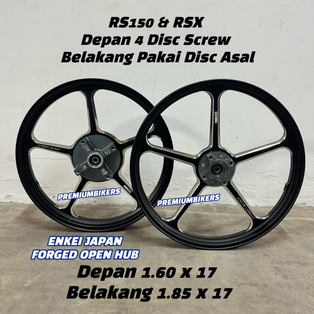 RS150 OPEN HUB FORGED LIMITED EDITION SPORT RIM RS RSX RS150 RSX150 ...