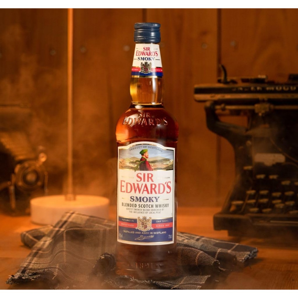 Sir Edward's SMOKY Blended Scotch Whisky 1000ML | Shopee Malaysia
