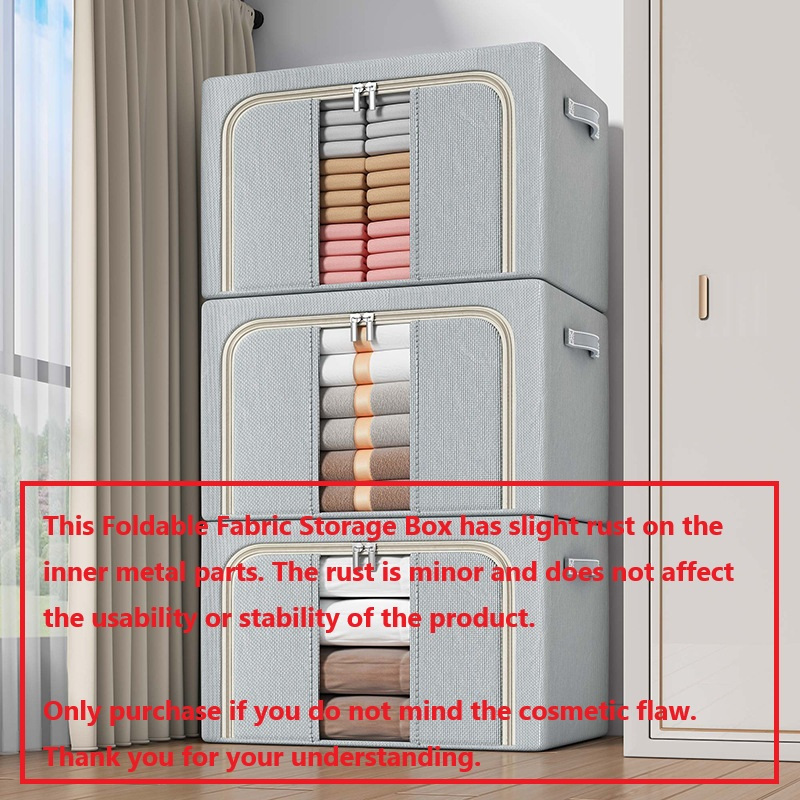 【Imperfect / Clearance】Foldable Fabric Storage Box | Kotak Simpanan ...