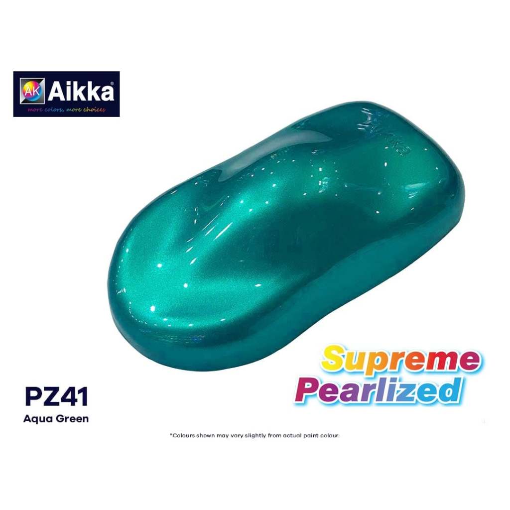 AIKKA PAINT PZ41 (AQUA GREEN PEARLIZED ) | Shopee Malaysia