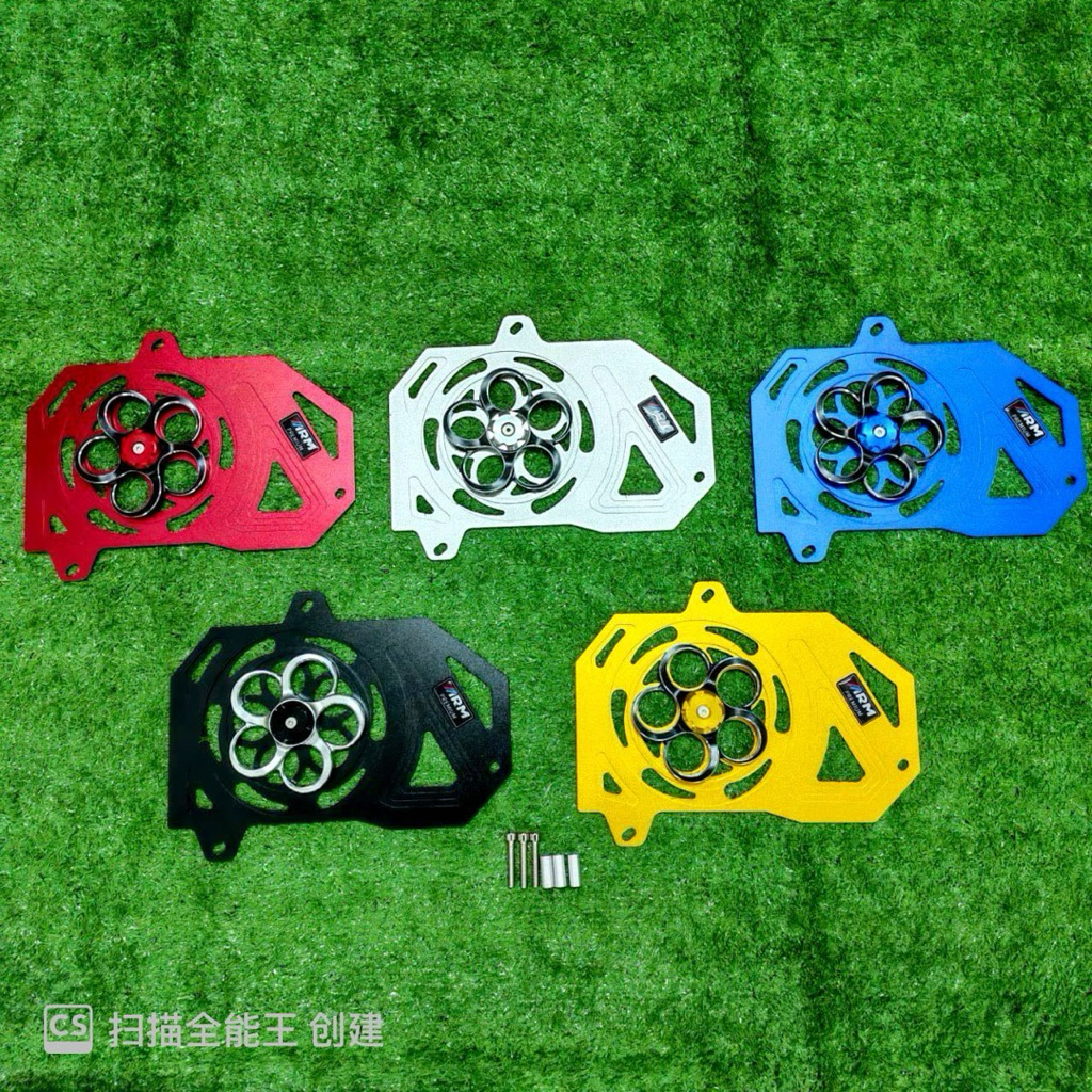 CNC ALLOY RADIATOR SPINNER COVER COOLANT NET & NECK VARIO160 ADV160 ...