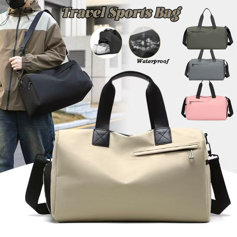 Outdoor Fitness Bag Sports Bag Dry wet separation Waterproof Travel ...